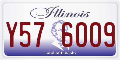 IL license plate Y576009