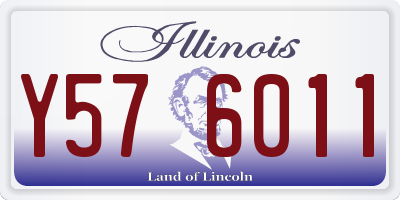 IL license plate Y576011