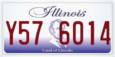 IL license plate Y576014