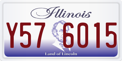 IL license plate Y576015