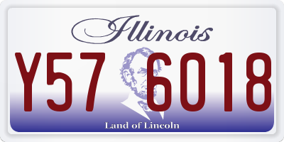 IL license plate Y576018