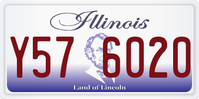 IL license plate Y576020