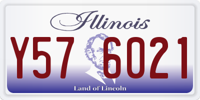 IL license plate Y576021
