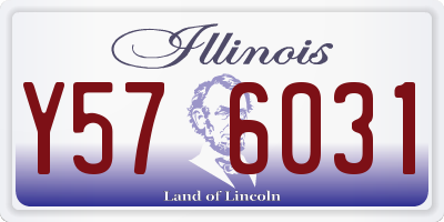 IL license plate Y576031