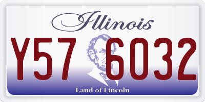 IL license plate Y576032