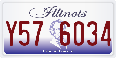 IL license plate Y576034