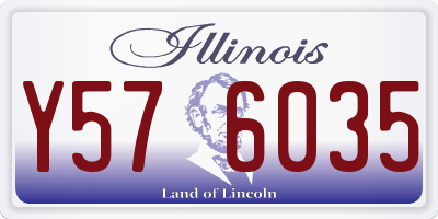 IL license plate Y576035