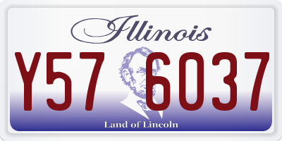 IL license plate Y576037