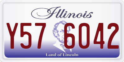 IL license plate Y576042