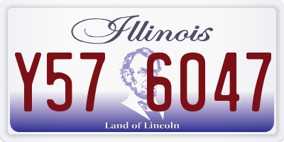 IL license plate Y576047