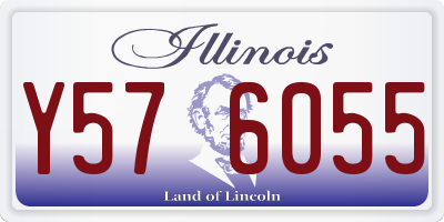 IL license plate Y576055