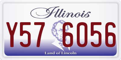 IL license plate Y576056