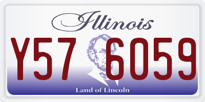 IL license plate Y576059
