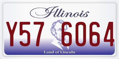 IL license plate Y576064