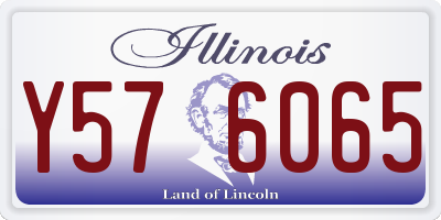 IL license plate Y576065