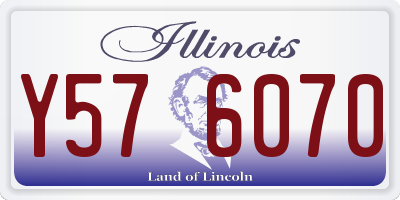 IL license plate Y576070