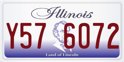 IL license plate Y576072