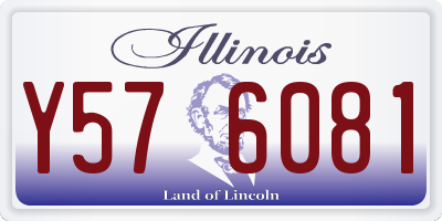 IL license plate Y576081