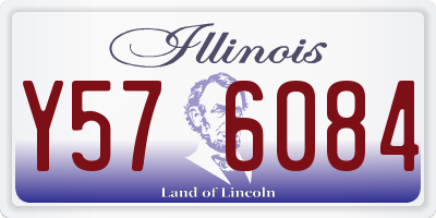 IL license plate Y576084