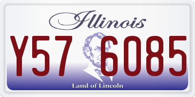 IL license plate Y576085