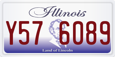IL license plate Y576089