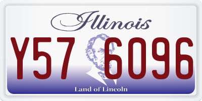 IL license plate Y576096