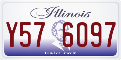 IL license plate Y576097