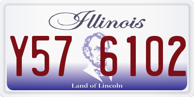 IL license plate Y576102