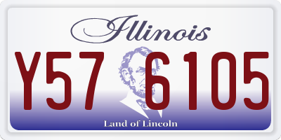 IL license plate Y576105