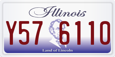 IL license plate Y576110