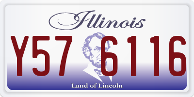 IL license plate Y576116
