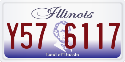 IL license plate Y576117