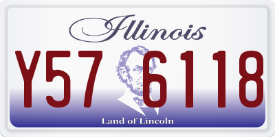 IL license plate Y576118