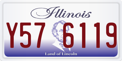 IL license plate Y576119