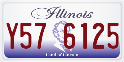 IL license plate Y576125
