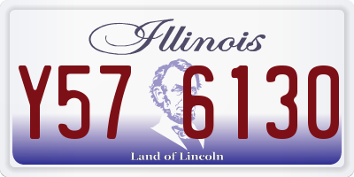 IL license plate Y576130