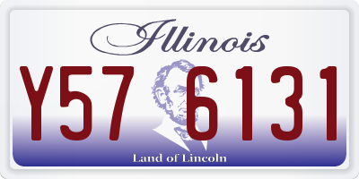 IL license plate Y576131