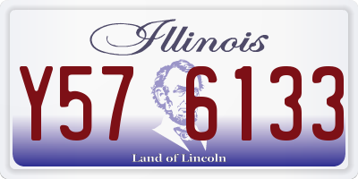IL license plate Y576133