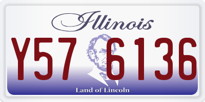 IL license plate Y576136