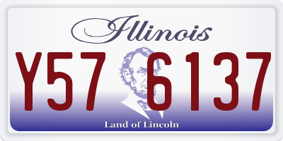 IL license plate Y576137