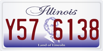 IL license plate Y576138