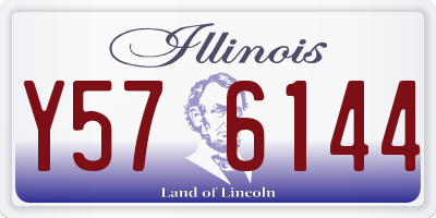 IL license plate Y576144