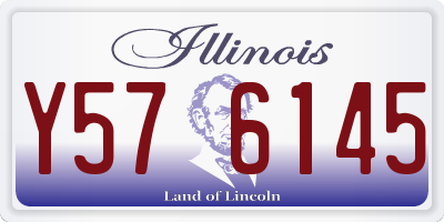 IL license plate Y576145