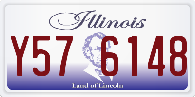 IL license plate Y576148