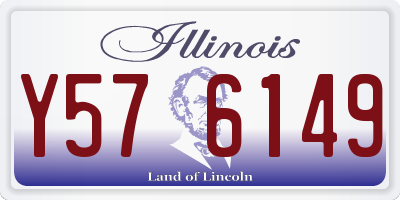 IL license plate Y576149