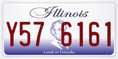IL license plate Y576161