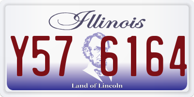 IL license plate Y576164