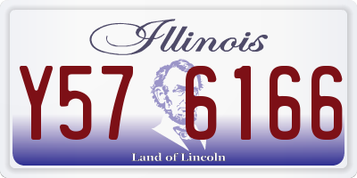 IL license plate Y576166