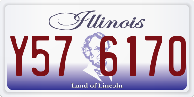 IL license plate Y576170