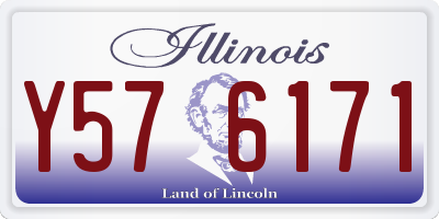 IL license plate Y576171